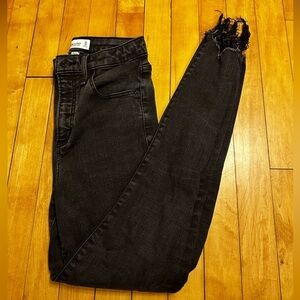 A&F high rise skinny jeans